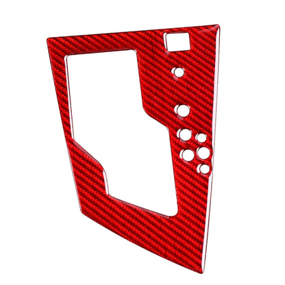 Car Carbon Fiber Gear Panel Decorative Sticker for Toyota Corolla / Levin 2014-2018, Right Drive, Gear Panel, Right Drive (Carbon Fiber Black), Gear Panel, Right Drive (Red)