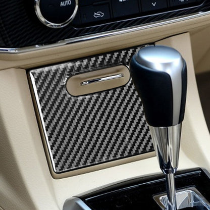 Car Carbon Fiber Cigarette Lighter Cover Decorative Sticker for Toyota Corolla / Levin 2014-2018, Left and Right Drive Universal, Cigarette Lighter Cover