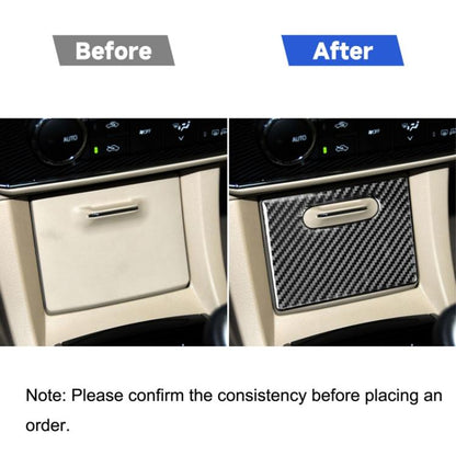 Car Carbon Fiber Cigarette Lighter Cover Decorative Sticker for Toyota Corolla / Levin 2014-2018, Left and Right Drive Universal, Cigarette Lighter Cover