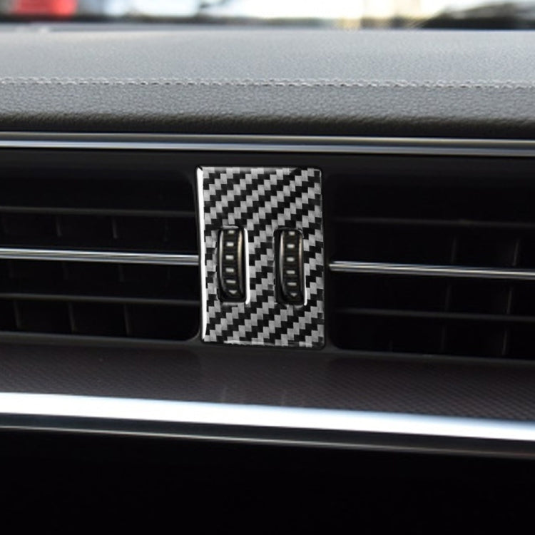 Car Carbon Fiber Air Conditioning Knob Decorative Sticker for Audi A6L / A7 2019-, Right Drive, Air Conditioning Knob, Right Drive