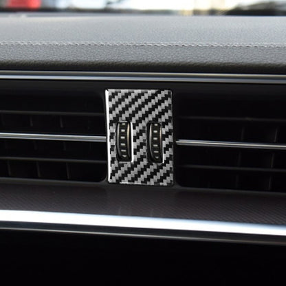 Car Carbon Fiber Air Conditioning Knob Decorative Sticker for Audi A6L / A7 2019-, Right Drive, Air Conditioning Knob, Right Drive