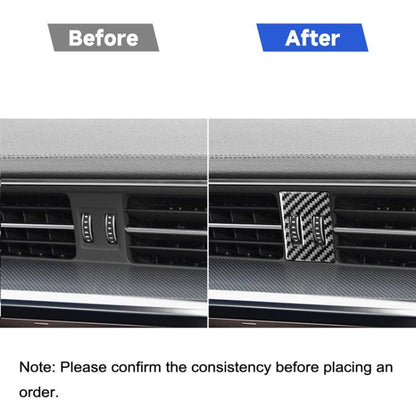 Car Carbon Fiber Air Conditioning Knob Decorative Sticker for Audi A6L / A7 2019-, Right Drive, Air Conditioning Knob, Right Drive