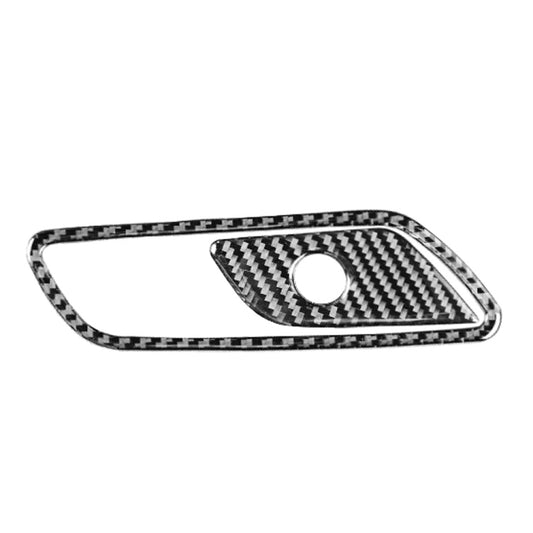 Car Carbon Fiber Front Passenger Seat Storage Box Switch Decorative Sticker for Audi A6L / A7 2019-, Right Drive, Front Passenger Seat Storage Box Switch, Right Drive