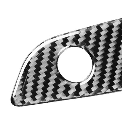 Car Carbon Fiber Front Passenger Seat Storage Box Switch Decorative Sticker for Audi A6L / A7 2019-, Right Drive, Front Passenger Seat Storage Box Switch, Right Drive