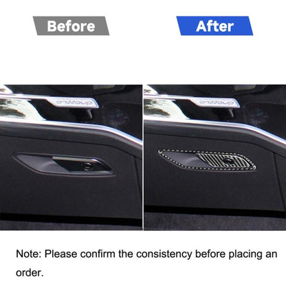 Car Carbon Fiber Front Passenger Seat Storage Box Switch Decorative Sticker for Audi A6L / A7 2019-, Right Drive, Front Passenger Seat Storage Box Switch, Right Drive