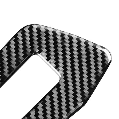 Car Carbon Fiber Headlight Switch Decorative Sticker for Audi A6L / A7 2019-, Right Drive, Headlight Switch, Right Drive