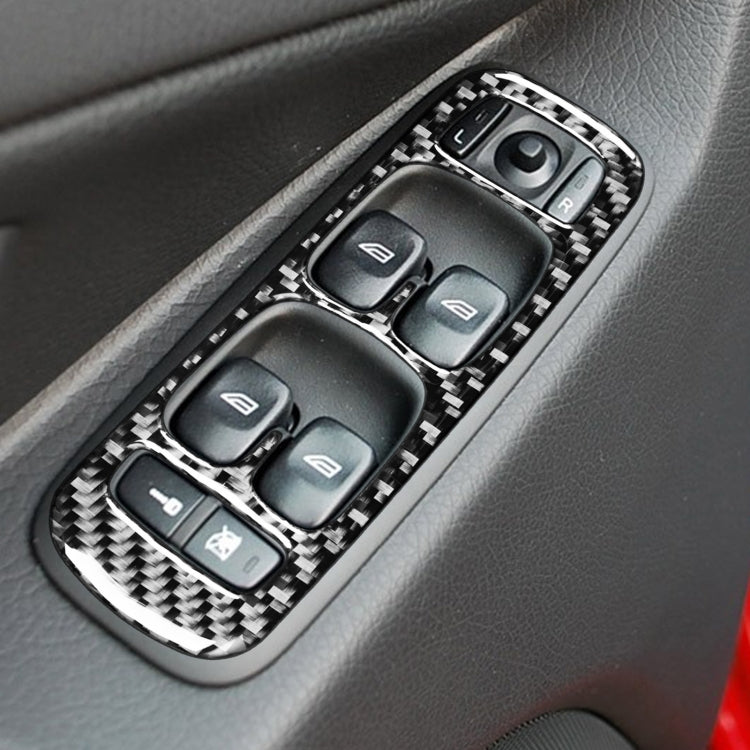 4 in 1 Car Carbon Fiber Door Set A Decorative Sticker for Volvo XC90 2003-2014, Left Drive, Door Set A, Left Drive
