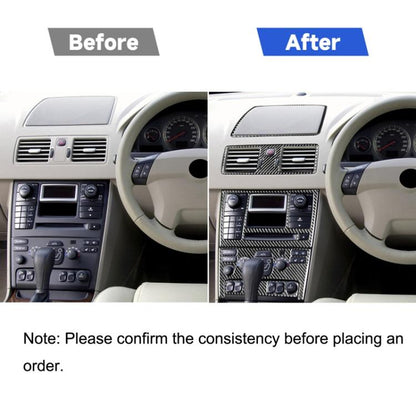 7 in 1 Car Carbon Fiber Gear Set A Decorative Sticker for Volvo XC90 2003-2014, Left Drive, Gear Set A