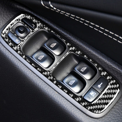 Car Carbon Fiber Window Lift B Decorative Sticker for Volvo XC90 2008-2014, Right Drive, Window Lift B, Right Drive