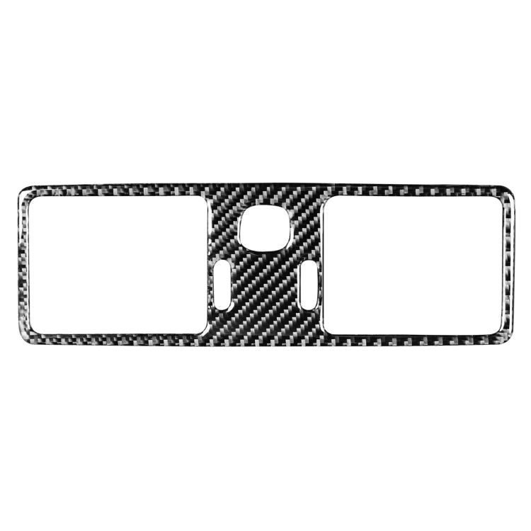Car Carbon Fiber Central Air Outlet Decorative Sticker for Volvo XC90 2003-2014, Left and Right Drive Universal, Central Air Outlet