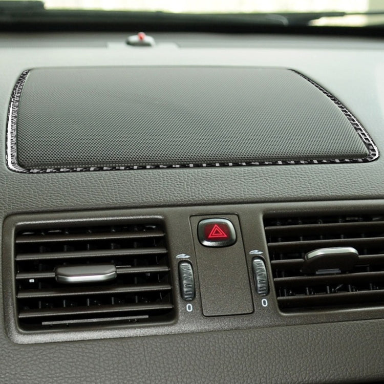 Car Carbon Fiber Screen Base Decorative Sticker for Volvo XC90 2003-2014, Left and Right Drive Universal, Screen Base