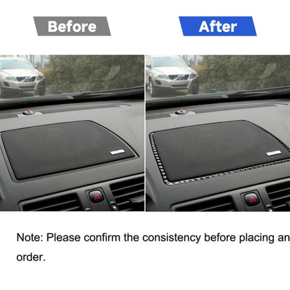 Car Carbon Fiber Screen Base Decorative Sticker for Volvo XC90 2003-2014, Left and Right Drive Universal, Screen Base