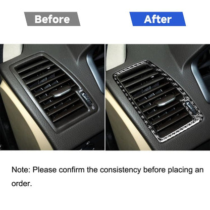 Car Carbon Fiber Two Sides Air Outlet Decorative Sticker for Volvo XC90 2003-2014, Left and Right Drive Universal, Two Sides Air Outlet