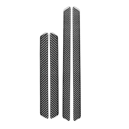Car Carbon Fiber Threshold Decorative Sticker for Audi A6L / A7 2019-, Left and Right Drive Universal, Threshold