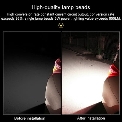 Car LED Super Bright Eagle Eye Reversing Light DC12V / 5W / 6000K / 650LM with Decoding, LED Super Bright  6000K
