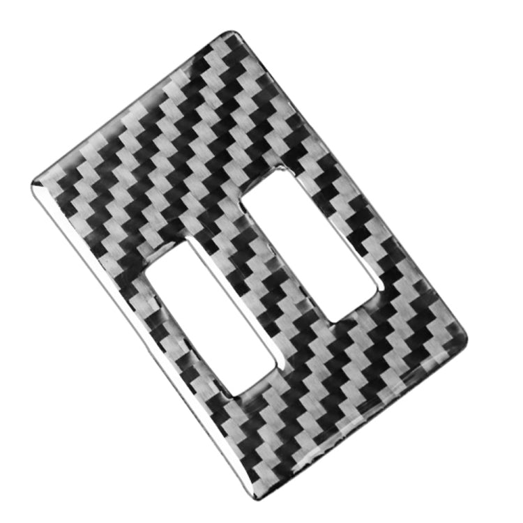 Car Carbon Fiber Air Conditioning Knob Decorative Sticker for Audi A6L / A7 2019-, Left Drive, Air Conditioning Knob, Left Drive