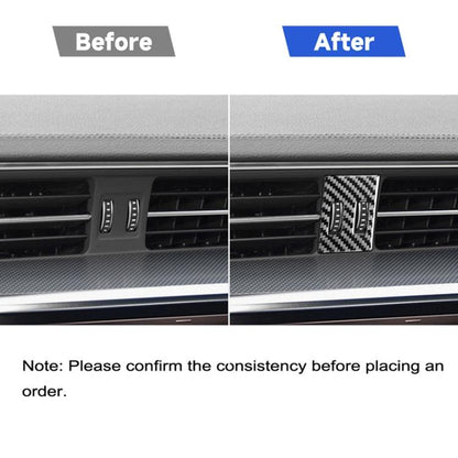 Car Carbon Fiber Air Conditioning Knob Decorative Sticker for Audi A6L / A7 2019-, Left Drive, Air Conditioning Knob, Left Drive