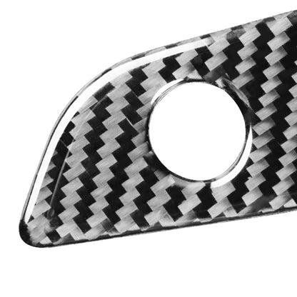 Car Carbon Fiber Front Passenger Seat Storage Box Switch Decorative Sticker for Audi A6L / A7 2019-, Left Drive, Front Passenger Seat Storage Box Switch, Left Drive