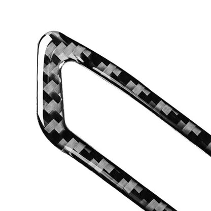 Car Carbon Fiber A-pillar Air Outlet Decorative Sticker for Audi A6L / A7 2019-, Left and Right Drive Universal, A-pillar Air Outlet