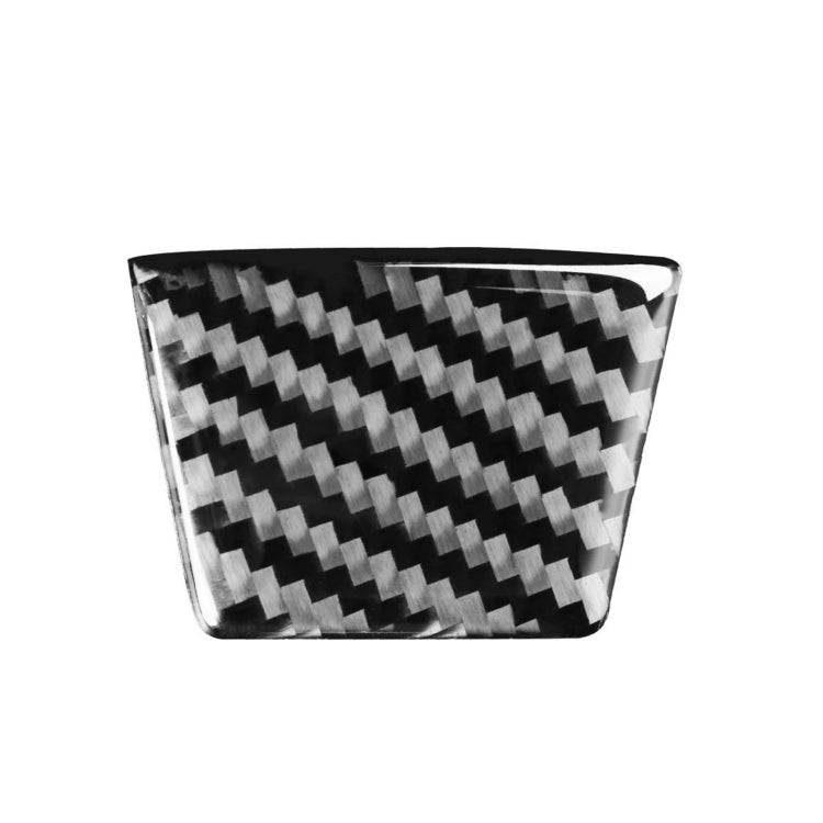 Car Carbon Fiber Steering Wheel Lower Decorative Sticker for Audi A6L / A7 2019-, Left and Right Drive Universal, Steering Wheel Lower