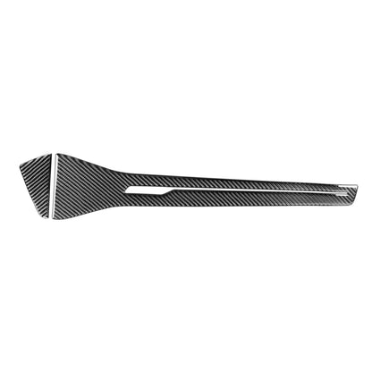 Car Carbon Fiber Central Control Decorative Sticker for Audi A6L / A7 2019-, Left Drive, Central Control