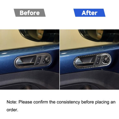 Car Carbon Fiber Door Inside Handle Decorative Sticker for Volkswagen Beetle 2012-2019, Left Drive, Door Inside Handle, Left Drive