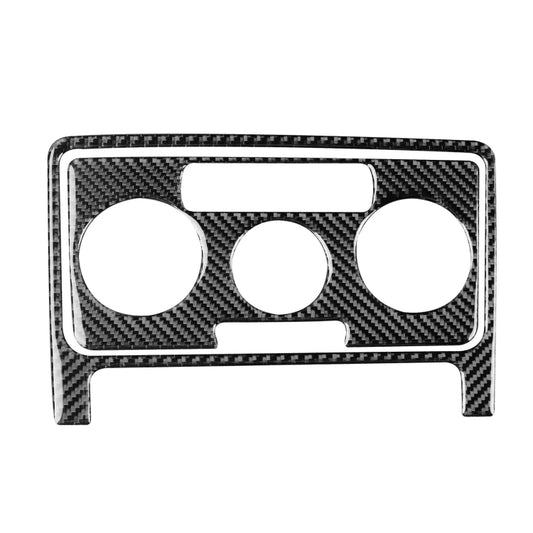 Car Carbon Fiber Air Conditioning CD Panel Decorative Sticker for Volkswagen Beetle 2012-2019, Left and Right Drive Universal, Air Conditioning CD Panel