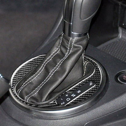 Car Carbon Fiber Gear Panel Inside Frame Decorative Sticker for Volkswagen Beetle 2012-2019, Right Drive, Gear Panel Inside Frame, Right Drive