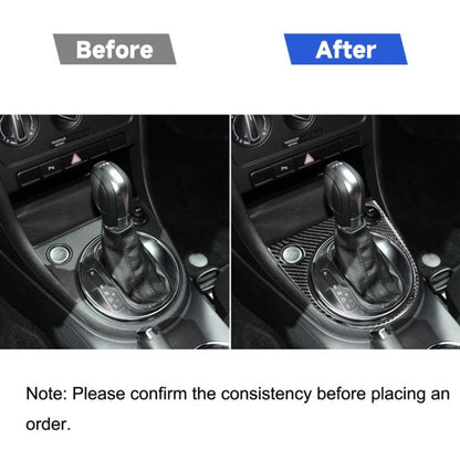 Car Carbon Fiber Gear Panel Frame B Decorative Sticker for Volkswagen Beetle 2012-2019, Left and Right Drive Universal, Gear Panel Frame B
