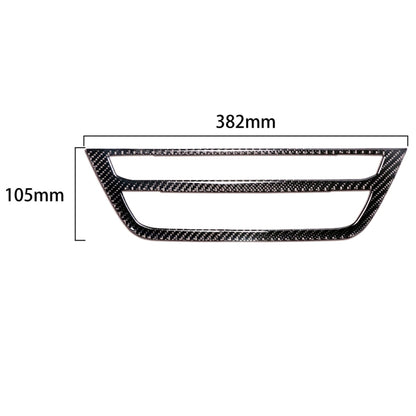 Car Carbon Fiber Air Conditioner CD Control Panel M Performance Decorative Sticker for BMW G01 X3 2018-2020 / G02 X4 2019-2020, Left and Right Drive Universal, Air Conditioner CD Control Panel A