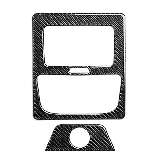 Car Carbon Fiber Rear Air Conditioning Vent Solid Color Decorative Sticker for BMW G01 X3 2018-2020 / G02 X4 2019-2020, Left and Right Drive Universal, Rear Air Conditioning Vent Solid Color