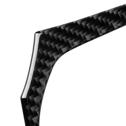 2 in 1 Car Carbon Fiber Steering Wheel Below Decorative Sticker for BMW G01 X3 2018-2020 / G02 X4 2019-2020, Left and Right Drive Universal, Steering Wheel Below