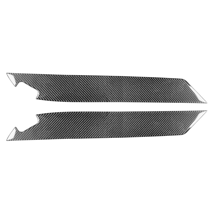 2 in 1 Car Carbon Fiber Door Panel Decorative Sticker for Subaru BRZ / Toyota 86 2017-2019, Left and Right Drive Universal, Door Panel