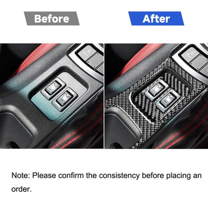 2 in 1 Car Carbon Fiber Central Armrest Panel Set B Decorative Sticker for Subaru BRZ / Toyota 86 2017-2019, Right Drive, Central Armrest Panel Set B, Right Drive