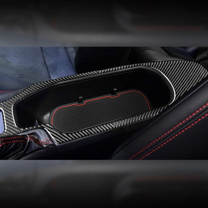 2 in 1 Car Carbon Fiber Central Armrest Panel Set B Decorative Sticker for Subaru BRZ / Toyota 86 2017-2019, Left Drive, Central Armrest Panel Set B, Left Drive