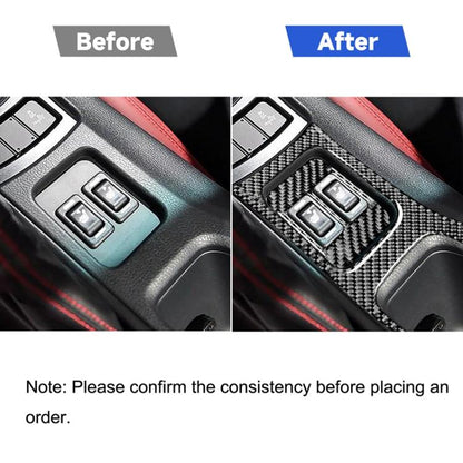 2 in 1 Car Carbon Fiber Central Armrest Panel Set B Decorative Sticker for Subaru BRZ / Toyota 86 2017-2019, Left Drive, Central Armrest Panel Set B, Left Drive
