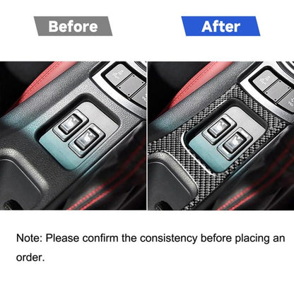 Car Carbon Fiber Central Armrest Panel Decorative Sticker for Subaru BRZ / Toyota 86 2017-2019, Right Drive, Central Armrest Panel, Right Drive