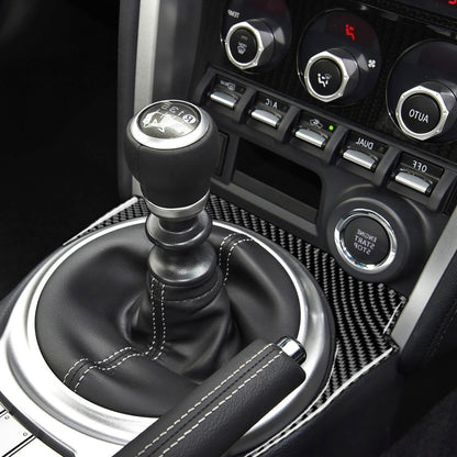 Car Carbon Fiber Gear Decorative Sticker for Subaru BRZ / Toyota 86 2017-2019, Right Drive, Gear, Right Drive