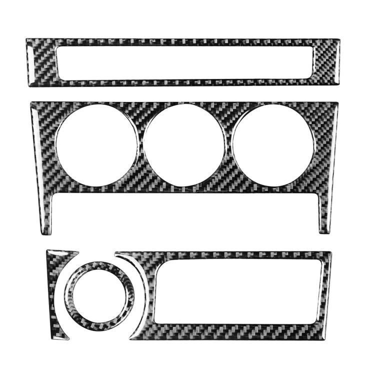 5 in 1 Car Carbon Fiber Control Panel A Decorative Sticker for Subaru BRZ / Toyota 86 2017-2019, Left Drive, Storage Box A