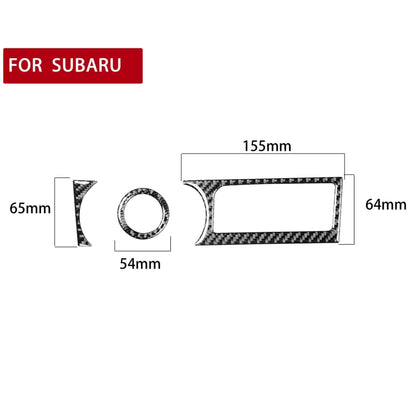 3 in 1 Car Carbon Fiber Storage Box A Decorative Sticker for Subaru BRZ / Toyota 86 2017-2019, Left Drive, Storage Box A, Left Drive