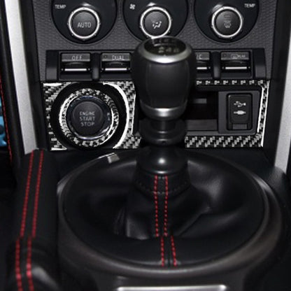 3 in 1 Car Carbon Fiber Storage Box A Decorative Sticker for Subaru BRZ / Toyota 86 2017-2019, Left Drive, Storage Box A, Left Drive