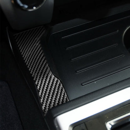 2 PCS / Set Carbon Fiber Car Central Control Gear Decorative Sticker for Toyota Tundra 2014-2018, Left Right Driving, Central Control Gear