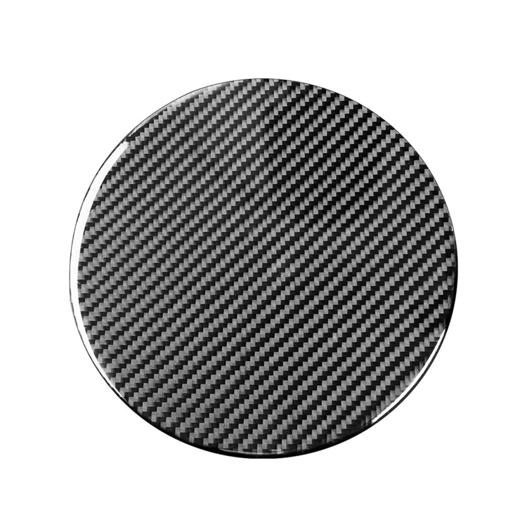 Carbon Fiber Car Fuel Tank Cover Decorative Sticker for Toyota Tundra 2014-2018, Left Right Driving Universal, Fuel Tank Cover