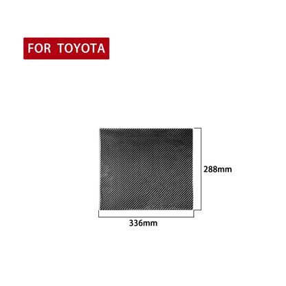 Carbon Fiber Car Rear Exhaust Air Outlet Anti-kick Panel Decorative Sticker for Toyota Tundra 2014-2018, Left Right Driving Universal, Rear Exhaust Air Outlet Anti-kick Panel
