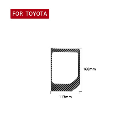 Carbon Fiber Car Gear Panel Decorative Sticker for Toyota Tundra 2014-2018, Left Right Driving Universal, Gear Panel