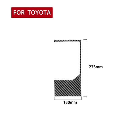 Carbon Fiber Car Gear Outer Frame Decorative Sticker for Toyota Tundra 2014-2018, Left Right Driving Universal, Gear Outer Frame