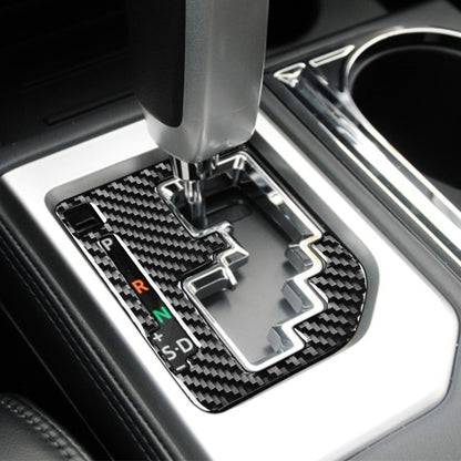 Carbon Fiber Car Gear Indicator Decorative Sticker for Toyota Tundra 2014-2018, Left Right Driving Universal, Gear Indicator