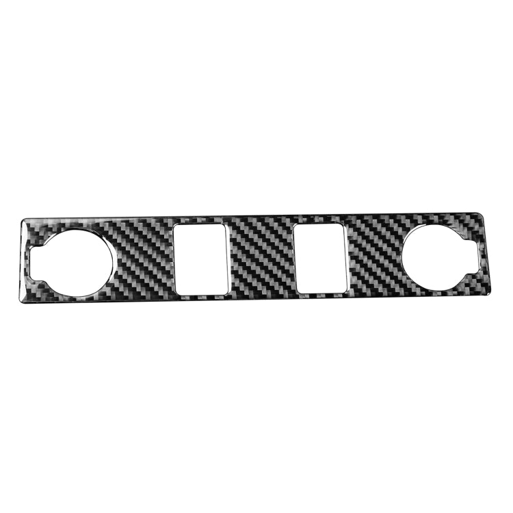 Carbon Fiber Car Cigarette Lighter Switch Decorative Sticker for Toyota Tundra 2014-2018, Left Right Driving Universal, Cigarette Lighter Switch