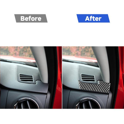 2 PCS / Set Carbon Fiber Car Dashboard Air Outlet Decorative Sticker for Toyota Tundra 2014-2018, Right Driving, Dashboard Air Outlet, Right Driving