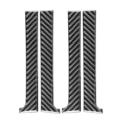 4 PCS / Set Carbon Fiber Car Inner Handle Decorative Sticker for Toyota Tundra 2014-2018, Left Right Driving Universal, Inner Handle